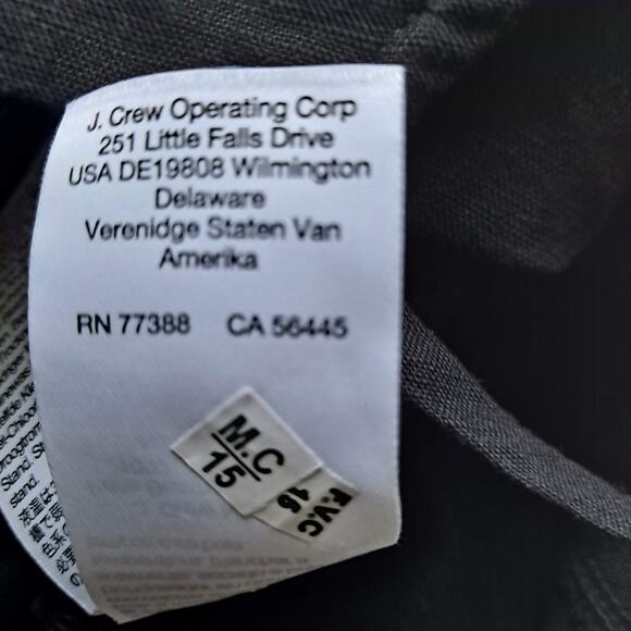 NWT Madewell Romper Linen Blend Tie Waist Sleeveless Square Neck Black Size 6 - Picture 12 of 16